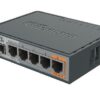 mikrotik rb760igs poe-маршрутизатор 2 ядра (880 мгц), 5х 1g rj45, sfp, usb, microsd, раздача poe (hex s)