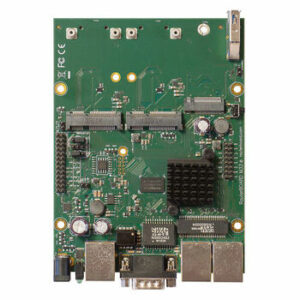 Mikrotik RBM33G RouterBOARD Плата, 880 МГц, 3х 1G Ethernet, 2x miniPCIe, 2x SIM, M.2, USB 3.0, RS232