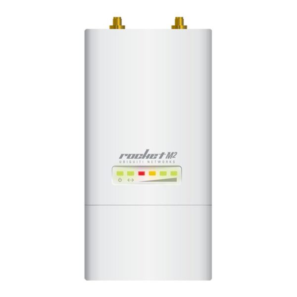 ubiquiti rocketm2 точка доступа wi-fi, airmax, 2x rp-sma, 2x2 mimo, рабочая частота 2412-2462 мгц, выходная мощность 29 дбм