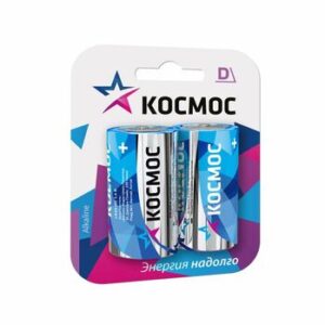 Батарейки D/LR20 Космос KOCLR20MAX2BL блист.2шт