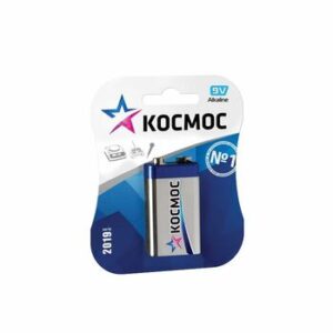 Батарейки крона/6F22 Космос KOC6LR61MAX1BL блист.1шт