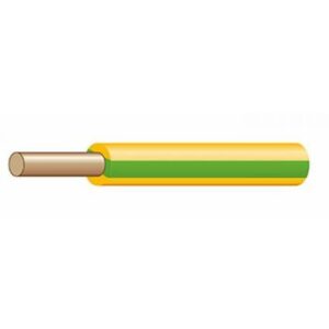 Провод ПуВнг(А)-LS 1х1 мм ЭЛЕКТРОКАБЕЛЬ 00-00004672 желто-зеленый
