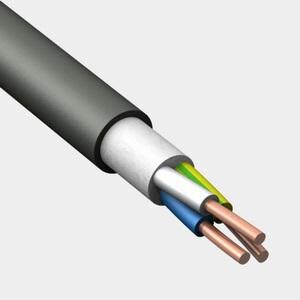 Кабель ППГнг(А)-HF 3х2.5 мм Конкорд 4017 черный