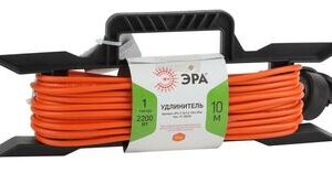 Удлинитель силовой UFx-1-2x1.0-10m-IP44 на рамке б/з 1 гнездо 10м ПВС 2х1 Эра Б0043039