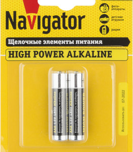 Батарейки AAA/LR03 Navigator 94750 блист.2шт