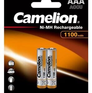 Аккумуляторные батарейки 1100мА.ч AAA/LR03 Camelion 7372 блист.2шт