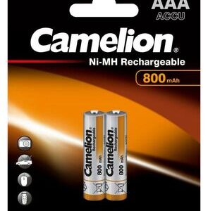 Аккумуляторные батарейки 800мА.ч AAA/LR03 Camelion 3674 блист.2шт