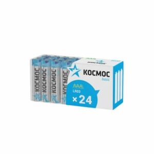 Батарейки AAA/LR03 Космос KOCLR03_24BOX уп.24шт