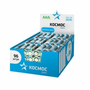 Батарейки AAA/LR03 Космос KOCLR03_96BOX уп.96шт