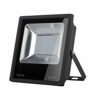 Прожектор светодиодный Elementary LED 100Вт IP65 6500К черн. Gauss 613100100