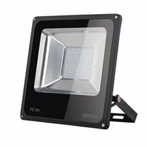 Прожектор светодиодный Elementary LED 70Вт IP65 6500К черн. Gauss 613100370