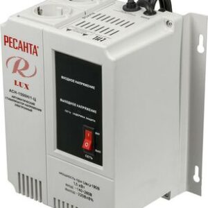 Стабилизатор напряжения АСН-1500Н/1-Ц 1ф 1.5кВт настен. IP20 Lux Ресанта 63/6/20