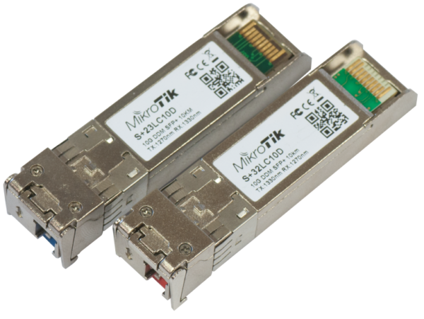 комплект sfp+ модулей mikrotik s+2332lc10d