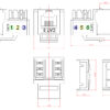 cabeus kj-rj12-90-bk degree вставка keystone jack, rj-12(6p6c), угол 90 градусов, 110 idc, черная