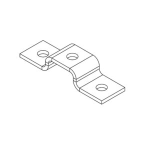 OSTEC СКПо4121 Прямоугольная скоба для СТРАТ профиля 41х21 (окрашенная)