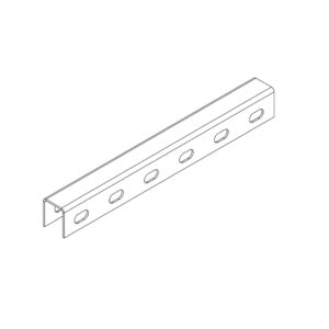 OSTEC СП303515U2-3 Профиль монтажный U-образный 30х35х3000 (1,5 мм)