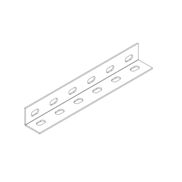 ostec сп405015l2-3 профиль монтажный l-образный 40х50х3000 (1,5 мм)