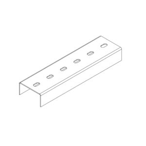 OSTEC СП704020U1-3 Профиль монтажный U-образный 70х40х3000 (2 мм)