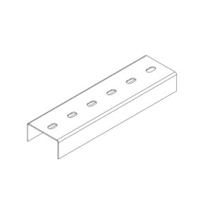 OSTEC СП804020U1-3 Профиль монтажный U-образный 80х40х3000 (2 мм)