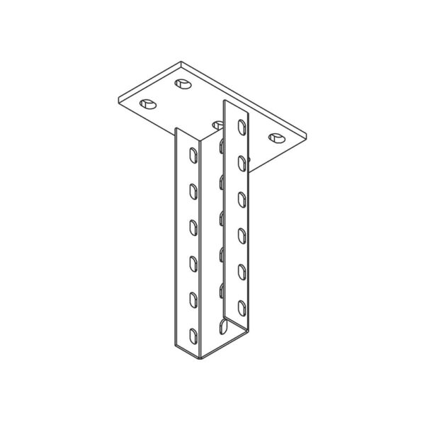 ostec спч8040-1000 стойка потолочная 8040-1000 (неоцинк.)