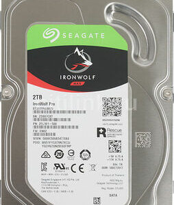 Seagate Ironwolf ST2000NE0025 Жесткий диск 2TB SATA 6 Гбит/с, 7200 rpm, 128mb buffer 3.5", для NAS, 24x7