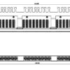 патч-панель высокой плотности hyperline 19" pphd-19-24-8p8c-c6-110d 0.5u 24 порта