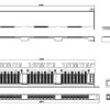 патч-панель высокой плотности hyperline 19" pphd-19-24-8p8c-c6-sh-110d 0.5u 24 порта