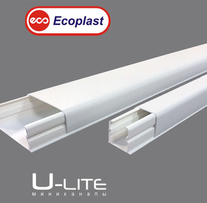 Кабель-канал 25х16 Ecoplast U-LITE 79003 белый