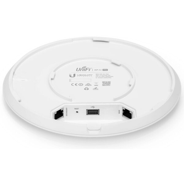 ubiquiti uap-ac-pro точка доступа wi-fi, airmax, рабочая частота 2.4ггц, 5ггц, выходная мощность 22 дбм