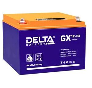 Аккумулятор для ИБП гелевый Delta GX 12-24 12В 24 Ач