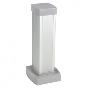 LEGRAND 653001 Snap-On мини-колонна алюминиевая с крышкой из алюминия 1 секция, высота 0,3 метра, цвет алюминий