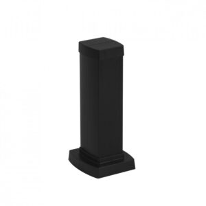 LEGRAND 653002 Snap-On мини-колонна алюминиевая с крышкой из пластика 1 секция, высота 0,3 метра, цвет черный