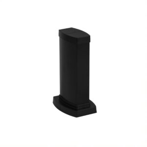 LEGRAND 653022 Snap-On мини-колонна алюминиевая с крышкой из пластика, 2 секции, высота 0,3 метра, цвет черный