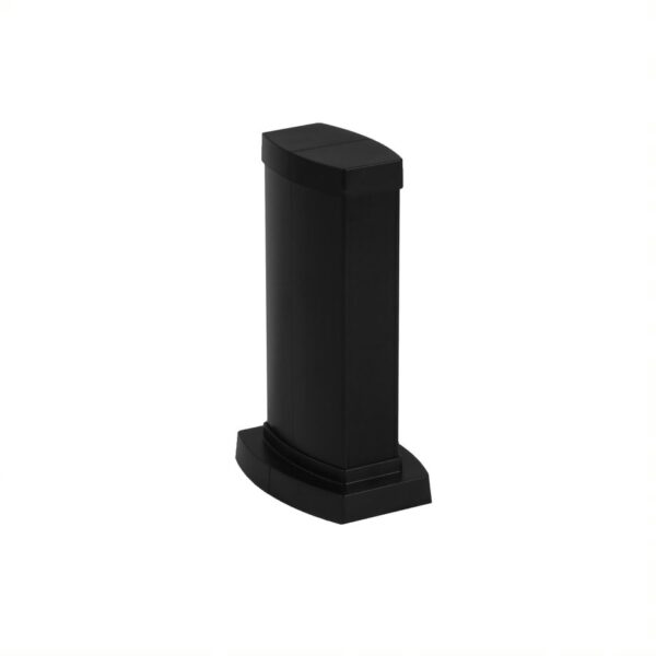 legrand 653022 snap-on мини-колонна алюминиевая с крышкой из пластика, 2 секции, высота 0,3 метра, цвет черный