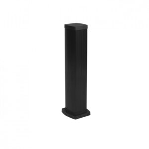 LEGRAND 653045 Snap-On мини-колонна алюминиевая с крышкой из пластика 4 секции, высота 0,68 метра, цвет черный