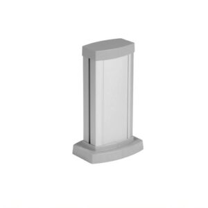 LEGRAND 653101 Универсальная мини-колонна алюминиевая с крышкой из алюминия 1 секция, высота 0,3 метра, цвет алюминий