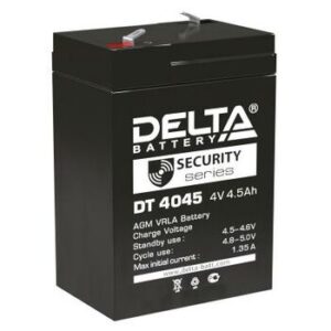 Аккумулятор для ОПС Delta DT 4045 4В 4.5 Ач