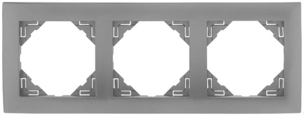 efapel 90930 tal 3-х местная рамка, алюминий