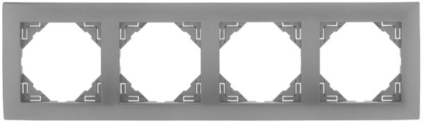 efapel 90950 tal 5-и местная рамка, алюминий