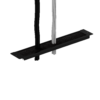 sysmatrix be 0501.900 щеточный кабельный ввод универсальный для настенных шкафов серии wp и напольных шкафов серии sl, mr, цвет черный (ral 9004)