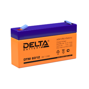 Аккумулятор для ИБП Delta DTM 6012 6В 1.2 Ач