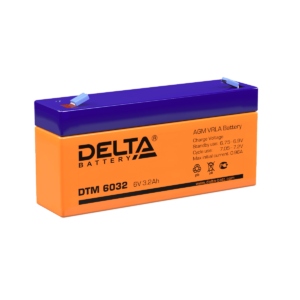 Аккумулятор для ИБП Delta DTM 6032 6В 3.2 Ач