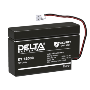 Аккумулятор для ОПС Delta DT 12008 (T13) 126В 0.8 Ач