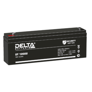 Аккумулятор для ОПС Delta DT 12022 12В 2.2 Ач