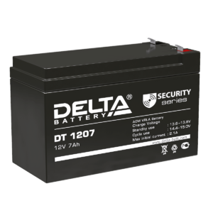 Аккумулятор для ОПС Delta DT 1207 12В 7 Ач