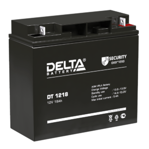 Аккумулятор для ОПС Delta DT 1218 12В 18 Ач