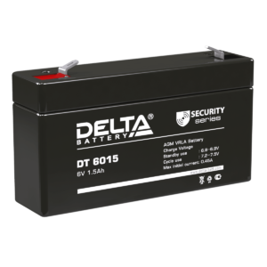 Аккумулятор для ОПС Delta DT 6015 6В 1.5 Ач