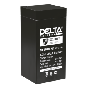 Аккумулятор для ОПС Delta DT 6023 6В 2.3 Ач