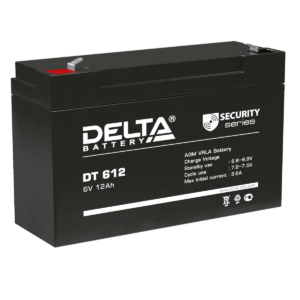 Аккумулятор для ОПС Delta DT 612 6В 12 Ач