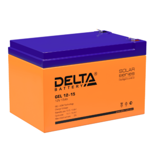 Аккумулятор для ИБП гелевый Delta GEL 12-15 12В 15 Ач